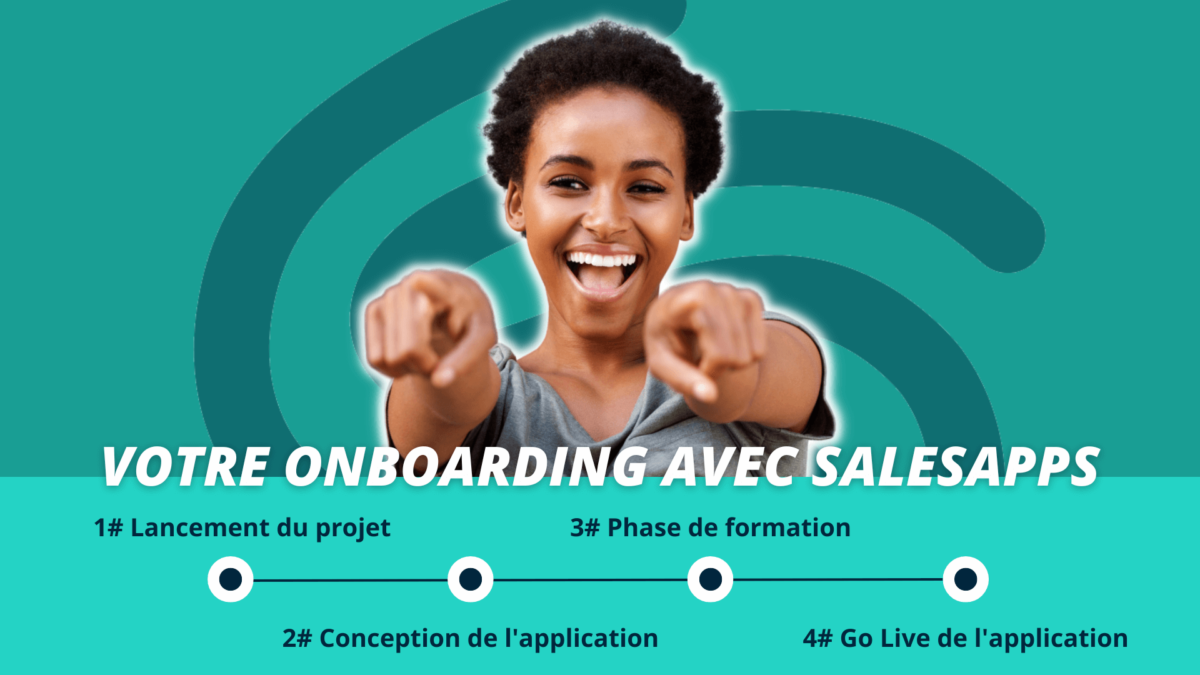 Étapes d'un Onboarding client avec Salesapps