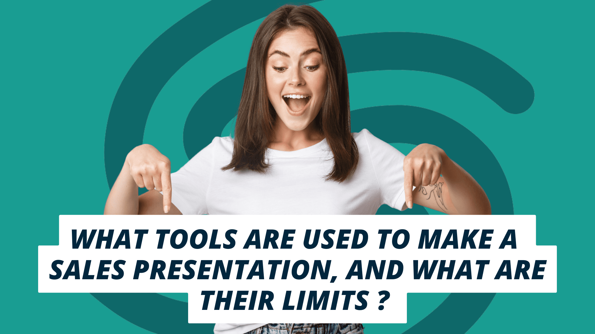 What tools are used to make a sales presentation, and what are their limits?
