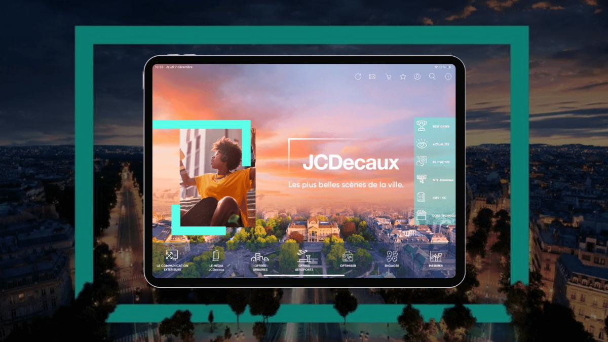 Application Salesapps pour JCDecaux